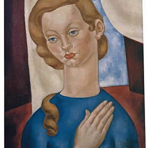 Figure of a Woman; Figura de mujer, 1924 (oil on canvas)