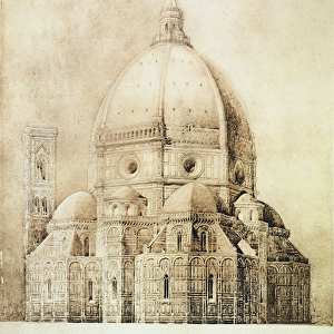 Florence Cathedral from the East, from Fragments d