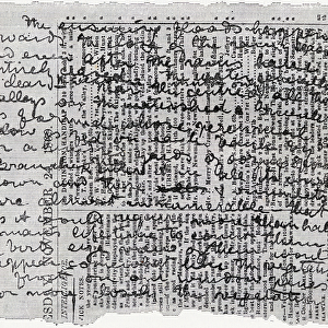 Fragment of Stanleys diary, illustration from The World in the Hands