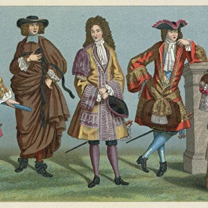 France XVII-XVIIIth Cent Costume
