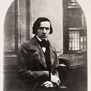 Frederic Chopin (1810-49) engraved from a daguerrotype (photogravure)