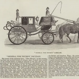 "General Tom Thumb s"Carriage (engraving)