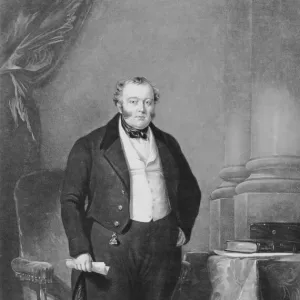 George Hudson, MP (litho)