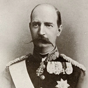 George I, King of Greece, from The Year 1912, published London, 1913 (b / w