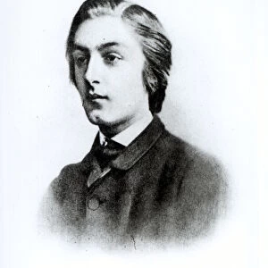 Gerard Manley Hopkins (1844-89) (engraving) (b / w photo)