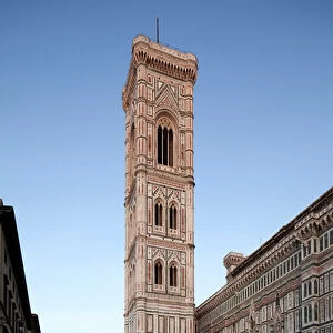 Giottos Bell Tower or Campanile, Piazza del Duomo, Cattedrale di Santa Maria del