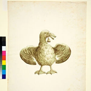 Goose, 1700-1750 (pen and brown ink with brown and grey wash)