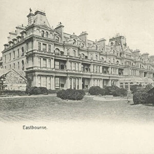 The Grand Hotel, Eastbourne (b / w photo)