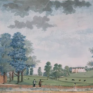 The Great House and Park at Chawton, c. 1780 (gouache on paper)