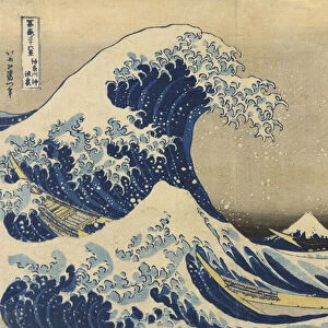 The Great Wave off Kanagawa (Kanagawa oki nami ura), from the series Thirty-six Views of