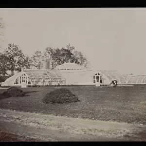 A greenhouse on the John Jacob Astor estate at Rhinecliff, N. Y