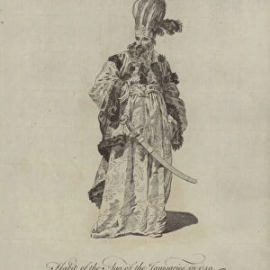 Habit of the Aga of the Janissaries in 1749 (engraving)