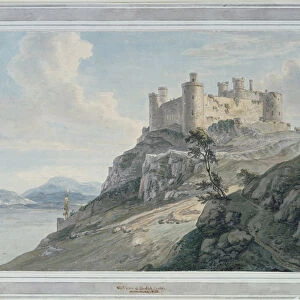 Harlech Castle, 1777 (w / c on paper)