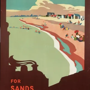 Hayling Island, poster advertising Southern Railway, 1923 (colour litho)