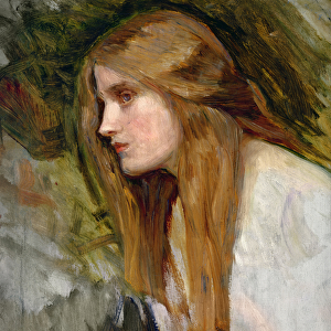 Head of a Girl, c. 1896 (oil on canvas)