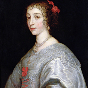 Henrietta-Maria of France (1609-69) (oil on canvas)