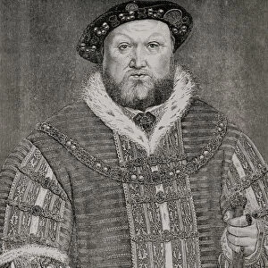 Henry VIII (1491-1547) (engraving)