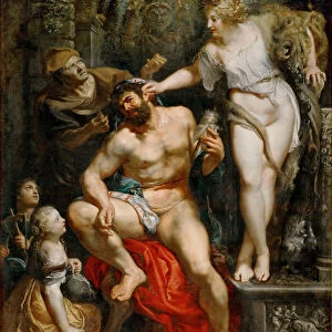 Hercules and Omphale, 1602-05 (oil on canvas)