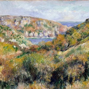 Hills around the Bay of Moulin Huet, Guernsey, 1883 (oil on canvas)