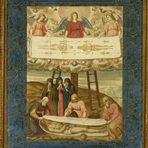 The Holy Shroud (oil on canvas)