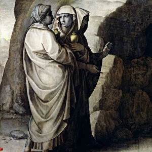 The Holy Women at the Tomb (oil on panel)
