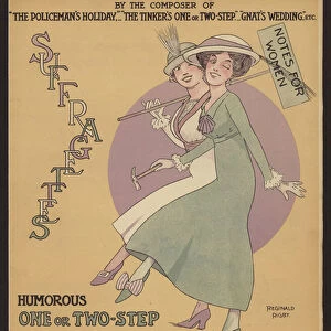 Humorous One or Two Step by Montague Ewing, sheet music cover (colour litho)