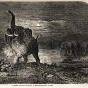 Lakes Mounted Art Print Collection: Lake Ngami