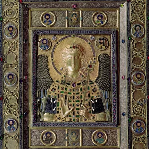 Icon depicting the Archangel Michael, 11th to 12th centuries (gold and silver inlaid