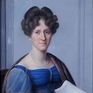 Ida, wife of the Duke of Sachsen-Weimar-Eisenach, (pastel on paper)