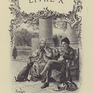 Illustration for Book X of Les Confessions de Jean-Jacques Rousseau (gravure)