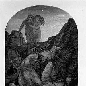 Illustration for "Hyperion"by poet John Keats (1795-1821) 19th century