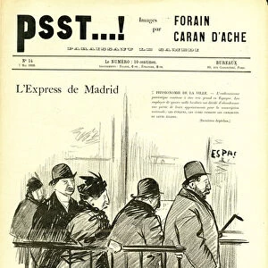 Illustration by Jean-Louis Forain (1852-1931) in Psst