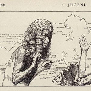 Illustration from Jugend magazine, 1896 (litho)