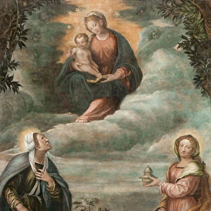 Immaculate Madonna with the Child Jesus and Saints (oil on canvas)