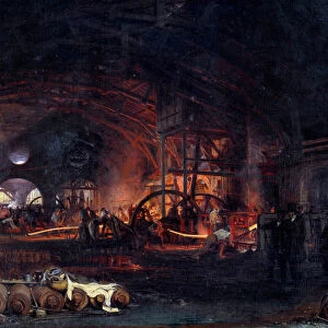 Industrial Revolution: "La grande forge de Fourchambault"