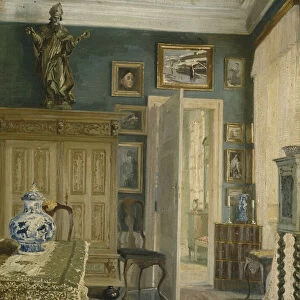 An Interior, 1921 (oil on canvas)