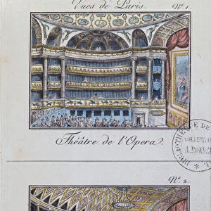 Interior of the Theatre de l Opera and the Theatre de la Comedie Francaise