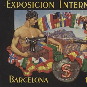 International Exposition, Barcelona, 1929 (colour litho)