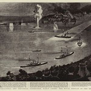 The International and Universal Exhibition, Earls Court, the Naval display in the Empress Theatre (litho)
