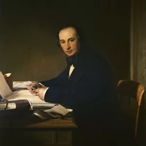 Isambard Kingdom Brunel (1806-59) (oil on canvas)