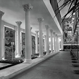Italian Pavilion, Paris World Fair, 1937 (b/w photo)