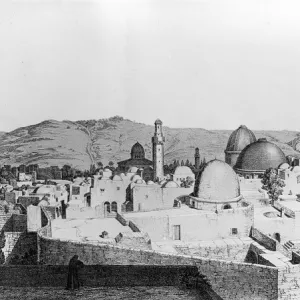 Jerusalem, illustration from Faust journal, c. 1860 (engraving)