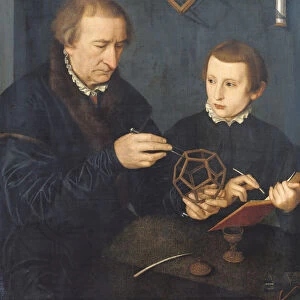 Johann I Neudorfer and his Son, 1561 (oil on canvas)