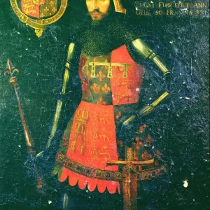 John of Gaunt, Duke of Lancaster (1340-99) (tempera on panel)