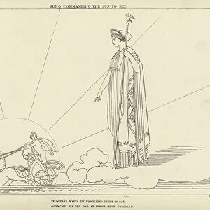 Juno commanding the Sun to set (engraving)