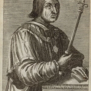 King Louis XI of France (engraving)