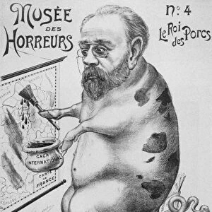 The King of Pigs, Plate No. 4 in the series The Museum of Horrors, 1900 (litho)