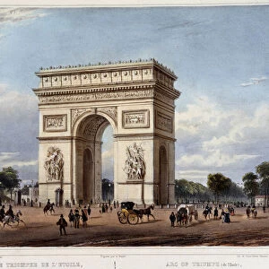 l Arc de Triomphe - in "Promenade dans Paris et ses environs"