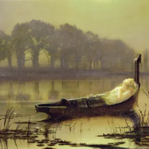 The Lady of Shalott, c. 1875 (oil on canvas)