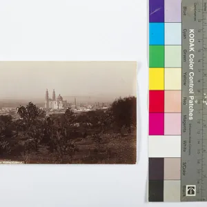 Lagos, general view showing cathedral, 1883-1884 (albumen print)